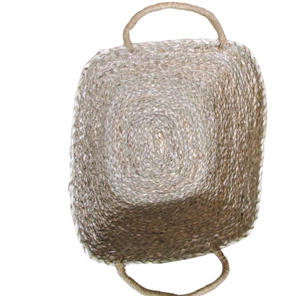 Set of 2 Wicker Baskets with Handles - Picture 3 of 6